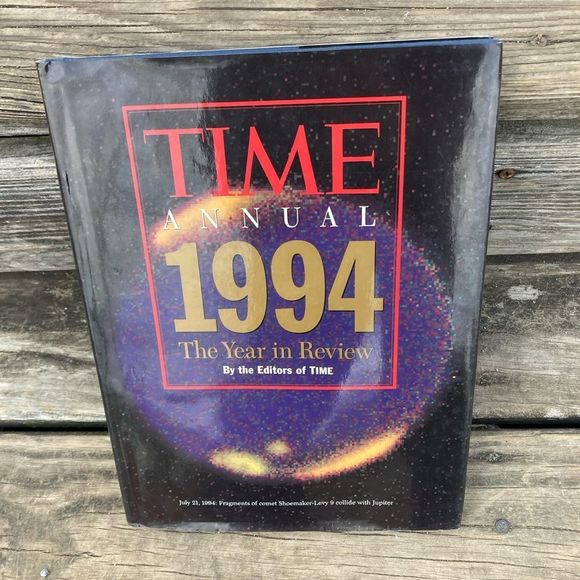 TIME ANNUAL 1994 YEAR IN REVIEW HARDCOVER BOOK - Picture 1 of 7